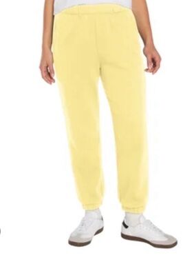GAP Butter Yellow Fleece Jogger Trackpants - NWT - Small
